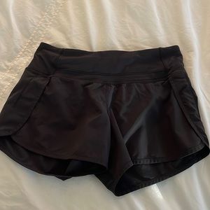 Black lululemon shorts
